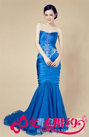 夺人眼球的非典型中式元素新娘礼服