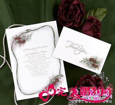 婚礼请帖巧节约10大方法