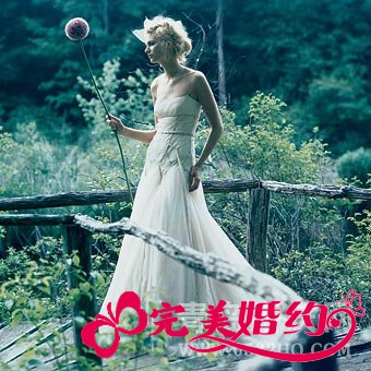 日式婚纱照中造型与光的搭配