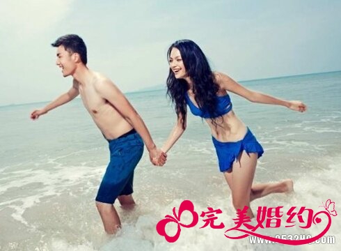 外景婚纱照有危险 新人须注意安全