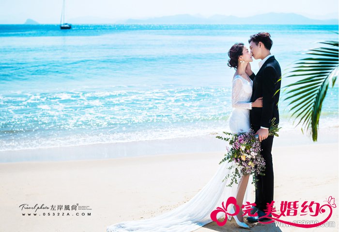 自信让胖新娘也能拍出美丽婚纱照