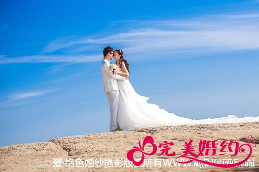 婚纱照显瘦姿势 让你做自信新娘