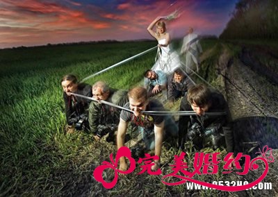 创意婚纱照 为新人留下无限浪漫回忆
