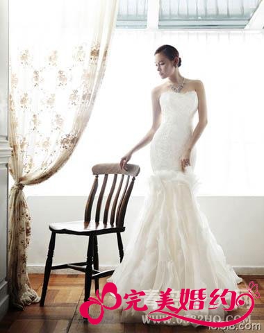 单人拍婚纱照姿势