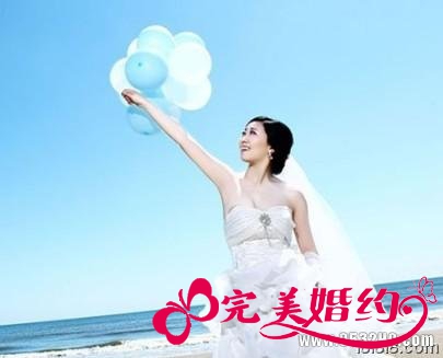海边婚纱照图片 空灵篇