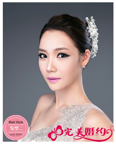 韩国新娘发型图片2