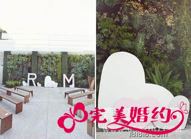 婚礼现场布置之diy背景
