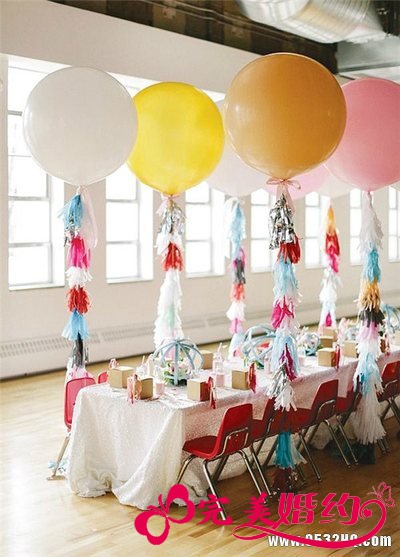 缤纷气球婚礼 点缀婚礼独特浪漫