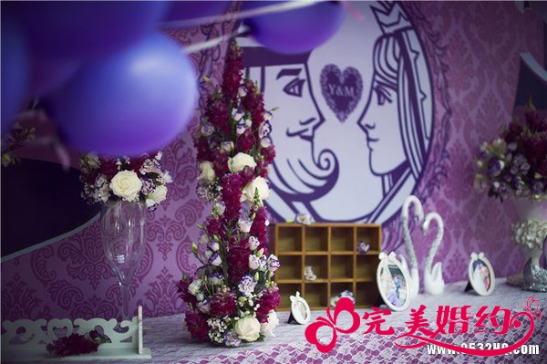 独特个性扑克主题婚礼 感受扑克的爱情魔力