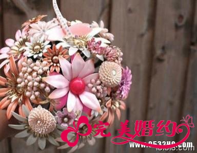 纸质新娘手捧花二：