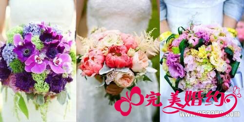 适合秋季新娘造型的手捧花推荐