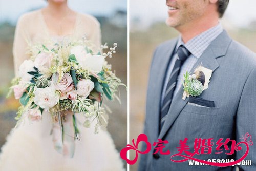 海风吹拂下的沙滩婚礼