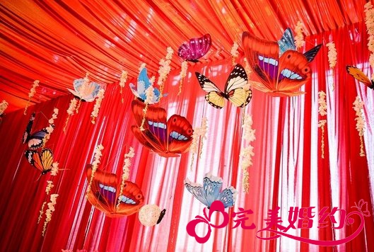 个性风筝主题婚礼策划带来美好祝福