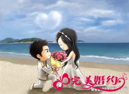 用最浪漫的求婚方式将她拥入怀中