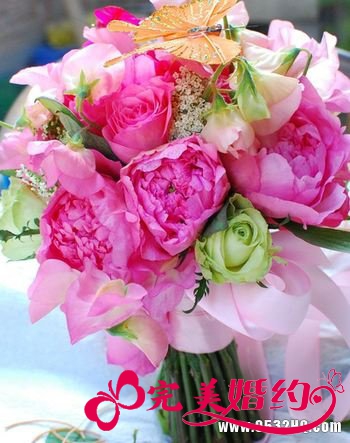 浪漫新娘手捧花 让你在婚礼上耀眼夺目