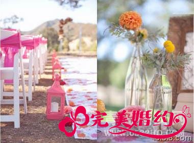 西式户外婚礼布置2