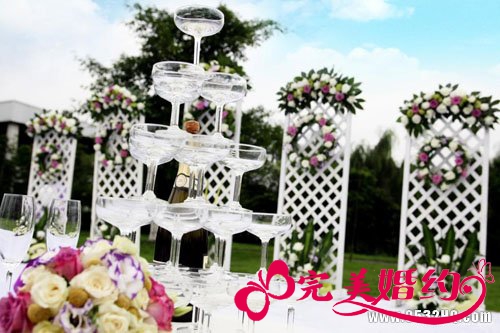 香槟塔的摆放使用和一些注意事项