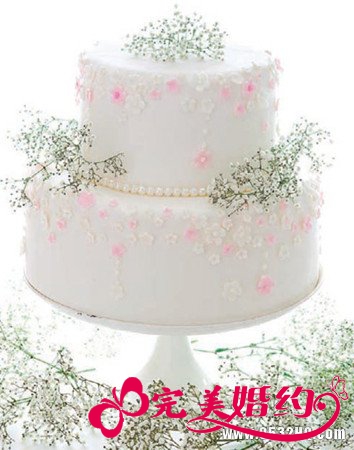 绝美春意婚礼蛋糕 释放春天的温馨气息