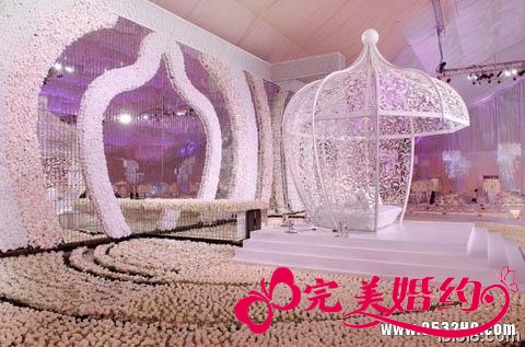 浪漫婚礼布置之灯光