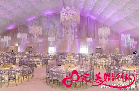 浪漫婚礼布置之宾客桌