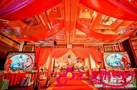中式婚礼布置1