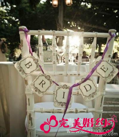 户外紫色婚礼现场布置1