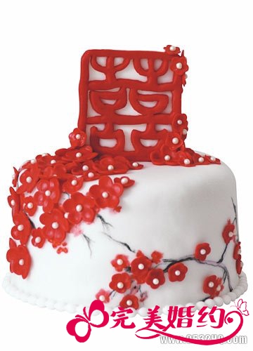个性中国风婚礼蛋糕 打造独一无二中式婚礼