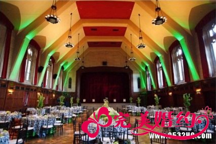 绿色主题婚礼——会场布置