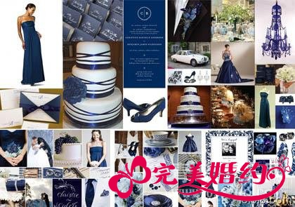 六种不同颜色的婚礼现场布置图片