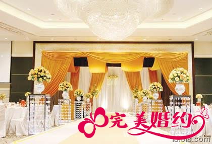 六种不同颜色的婚礼现场布置图片