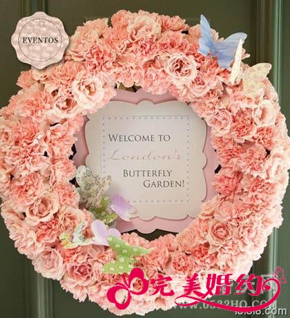 蝴蝶主题婚礼布置1