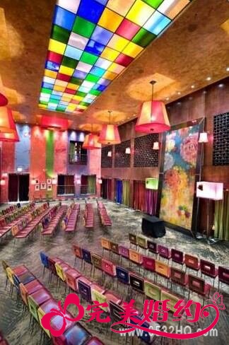 个性的马赛克主题婚礼