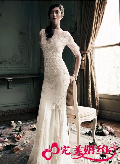 优雅的婚纱图片
