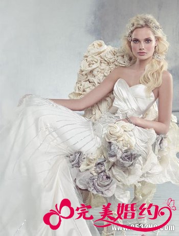 白色仙女气质婚纱 纯净唯美打造动人新娘