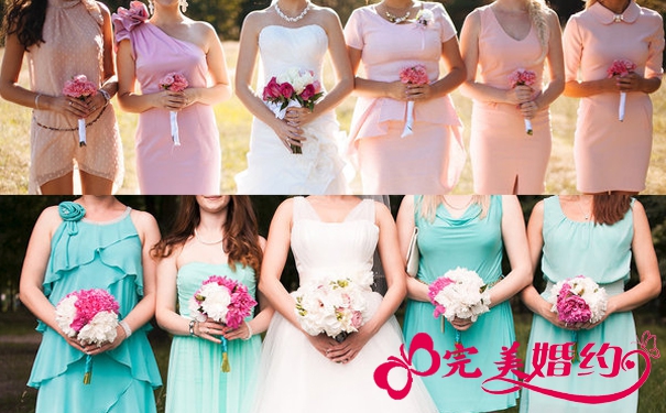 伴娘团如何装扮
