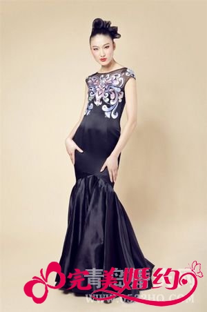 夺人眼球的非典型中式元素新娘礼服