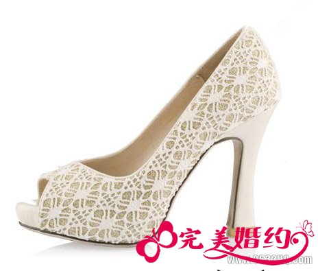 性感优雅新娘婚鞋 让你绽放无与伦比的光芒