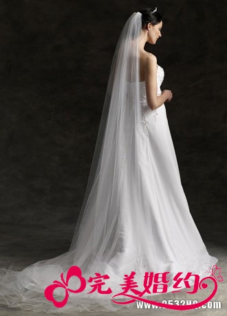 气质新娘最爱的4款头纱类型推荐