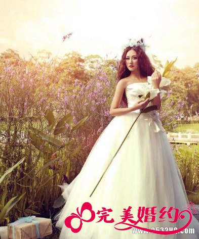 精致优雅新娘婚纱礼服图片
