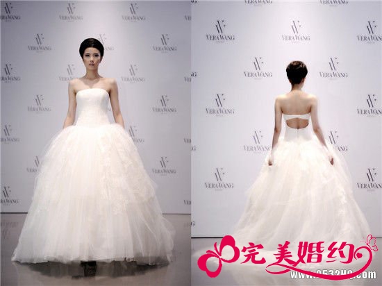 Vera Wang 2013秋冬新款婚纱 尽显新娘典雅韵味