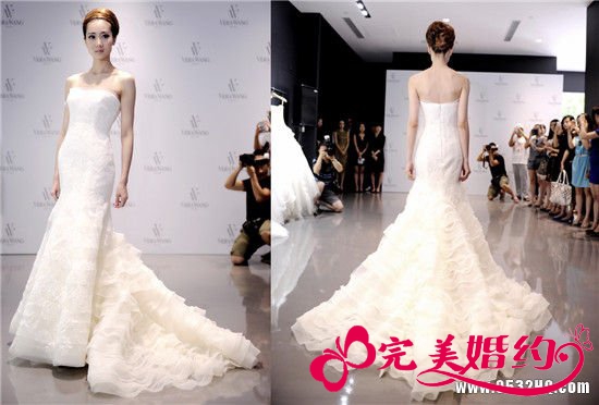 Vera Wang 2013秋冬新款婚纱 尽显新娘典雅韵味