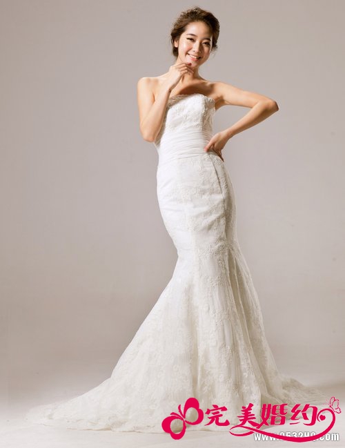 性感鱼尾婚纱