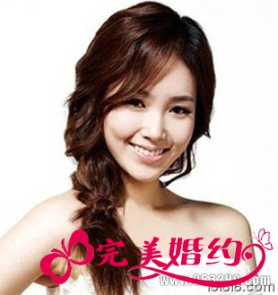 公主气质可爱新娘发型图片 让新娘更抢眼