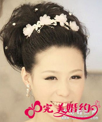 清新自然新娘造型图片欣赏