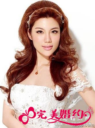 韩式新娘发型教程图1