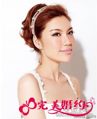 韩式新娘发型教程图3