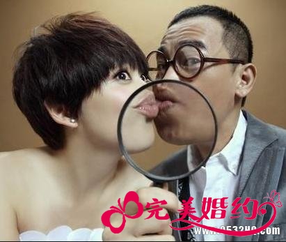 明星新娘短发造型 展现自己独特风采