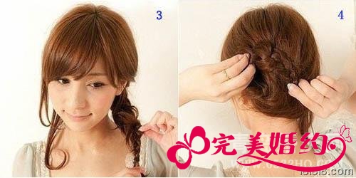 日式新娘发型教程2