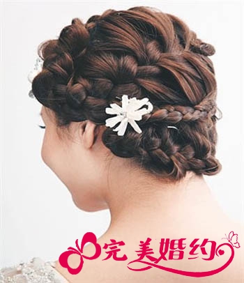 最新流行新娘发型2