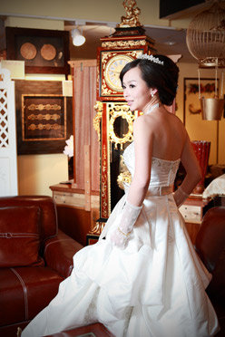 婚礼瞩目的焦点：结婚当日新娘化妆造型(图)